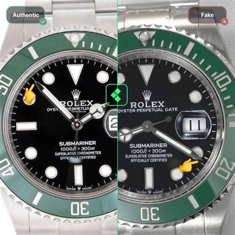 rolex submariner original vs fake|how to tell genuine rolex.